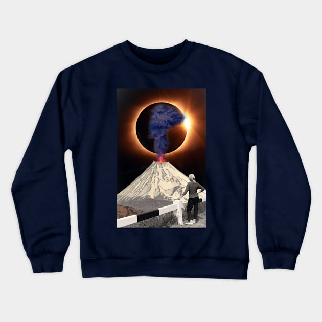 Ring Of Fire... Crewneck Sweatshirt by montagealabira